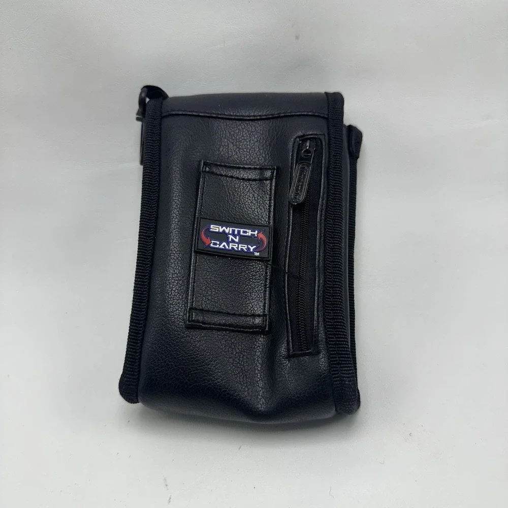 Nintendo DS Switch N' Carry Case Travel Bag Pouch Black Soft Case Belt Loop